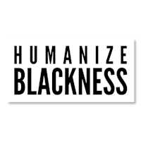 humanize blackness logo on a black background